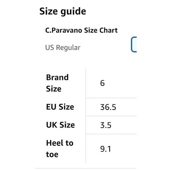 New C.Paravano Women's Pointed Toe Slingback Low Heel Gray Size 6/36.5 $125 - Picture 10 of 10